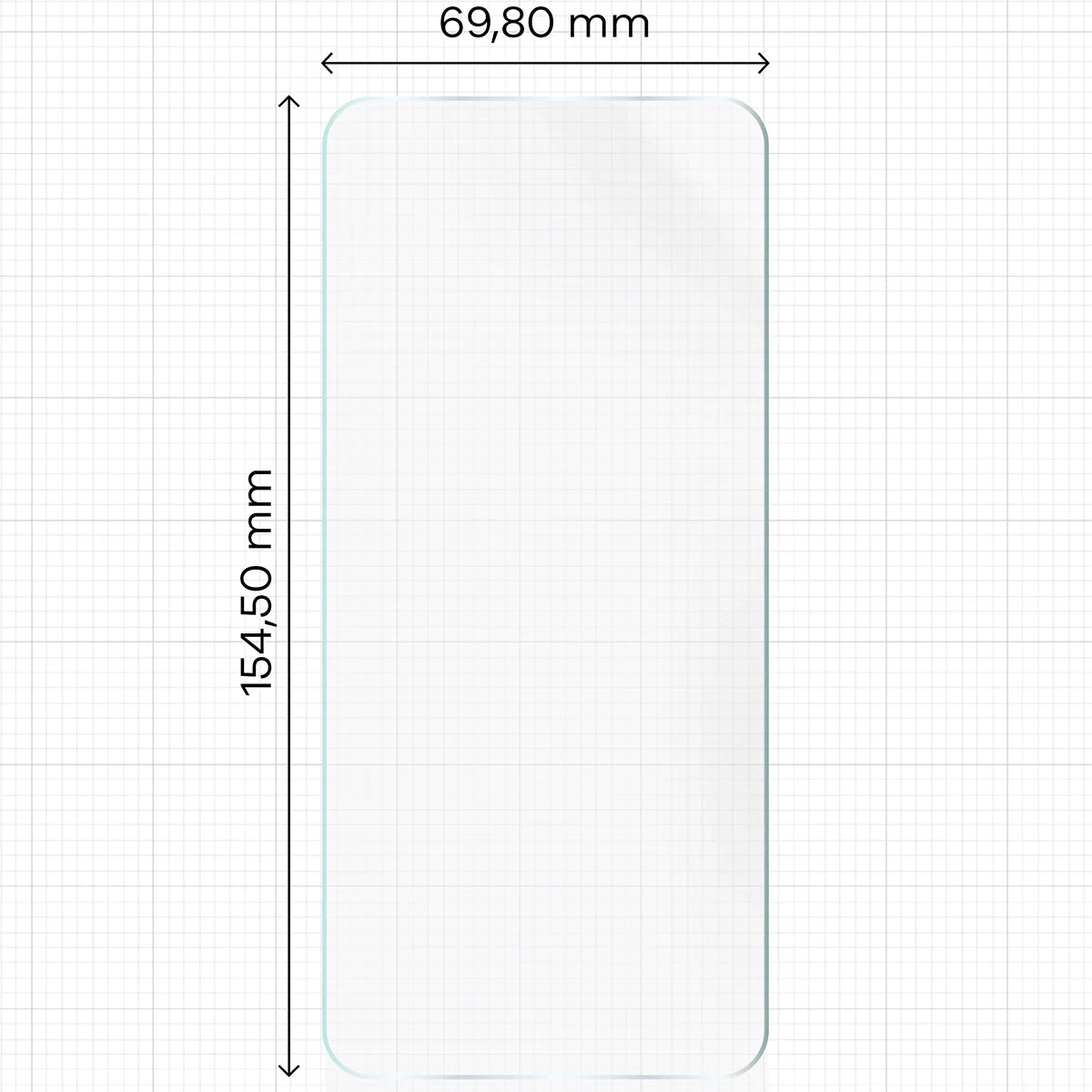 Hydrogel Folie für den Bildschirm für Xiaomi POCO X6 Pro, Bizon Film Hydrogel Front, 1 Stück