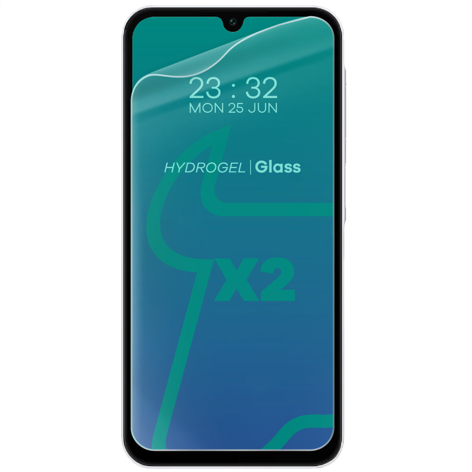 Hydrogel Folie für den Bildschirm für Galaxy A15 4G/5G, Galaxy A25 5G / M15 5G, Bizon Film Hydrogel Front Duo, 2 Stück