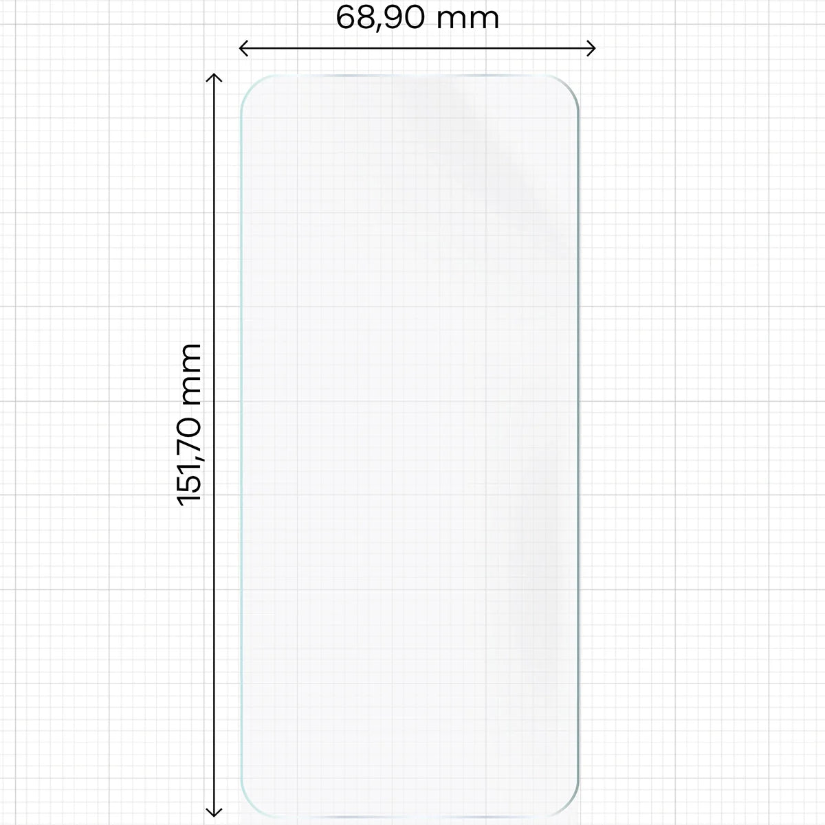 Hydrogel Folie für den Bildschirm für Honor 400, Bizon Film Hydrogel Front Duo, 2 Stück