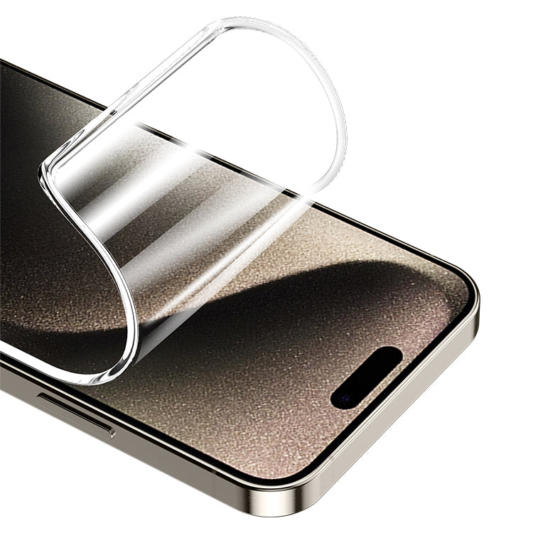 Hydrogel Folie für den Bildschirm Bizon Glass Hydrogel Front Duo für iPhone 15 / 15 Pro / 16, 2 Stück
