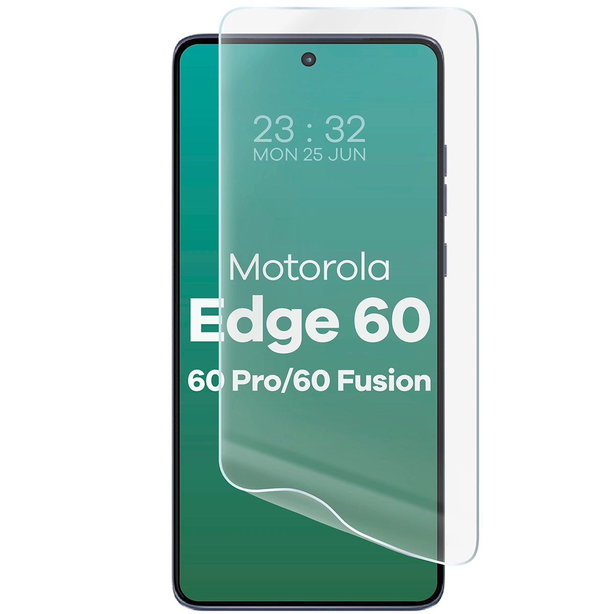 Hydrogel Folie für den Bildschirm für Motorola Edge 60 / 60 Pro / 60 Fusion, Bizon Film Hydrogel Front Duo, 2 Stück