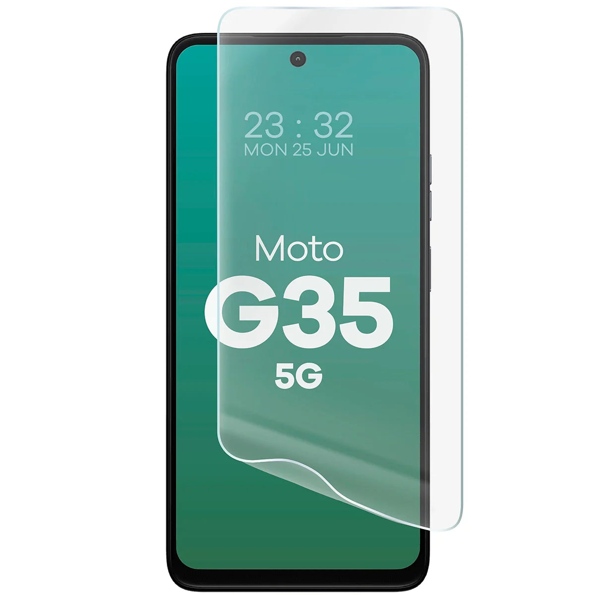 Hydrogel Folie für den Bildschirm für Motorola Moto G35 5G, Bizon Film Hydrogel Front Duo, 2 Stück