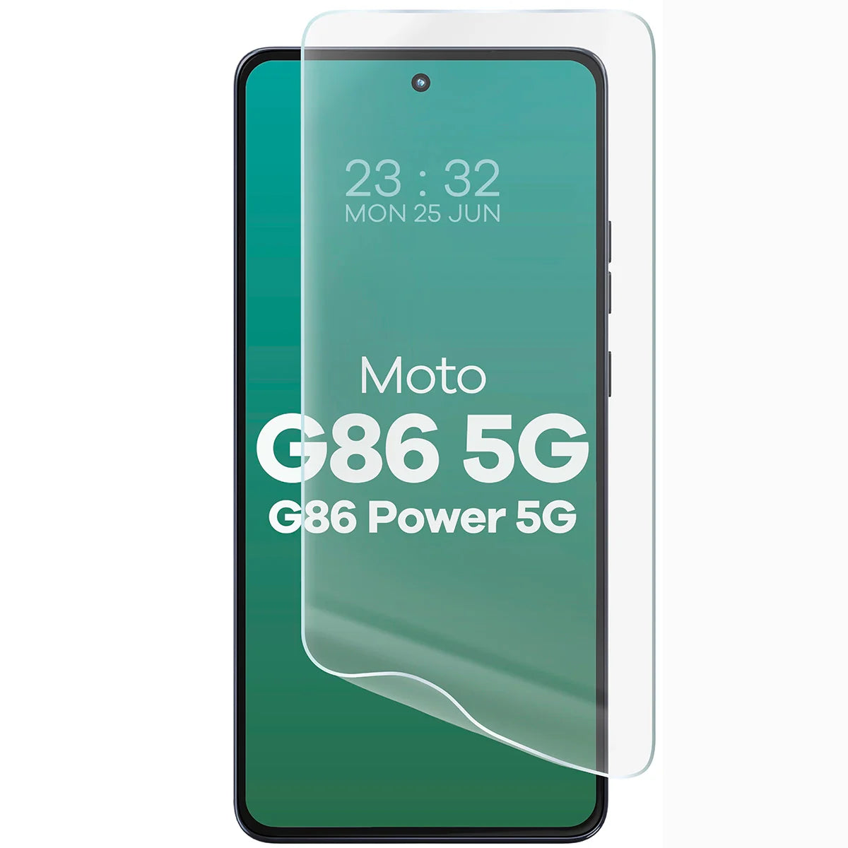Hydrogel Folie für den Bildschirm für Motorola Moto G86 5G / G86 Power 5G, Bizon Film Hydrogel Front Duo, 2 Stück