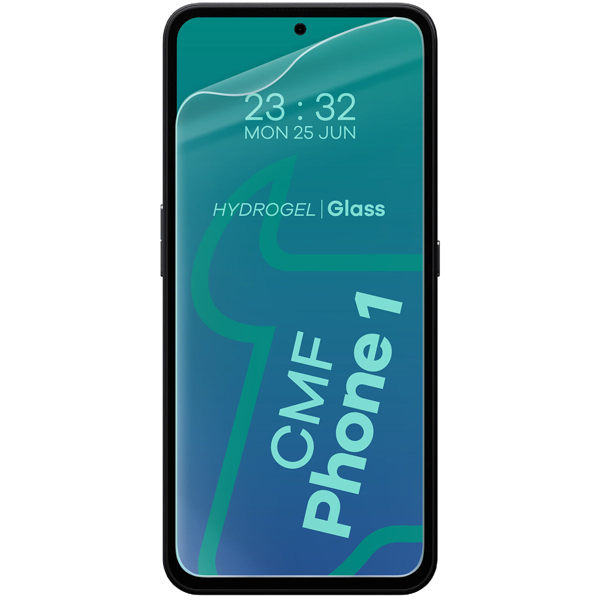 Hydrogel Folie für den Bildschirm für Nothing CMF Phone 1, Bizon Film Hydrogel Front Duo, 2 Stück