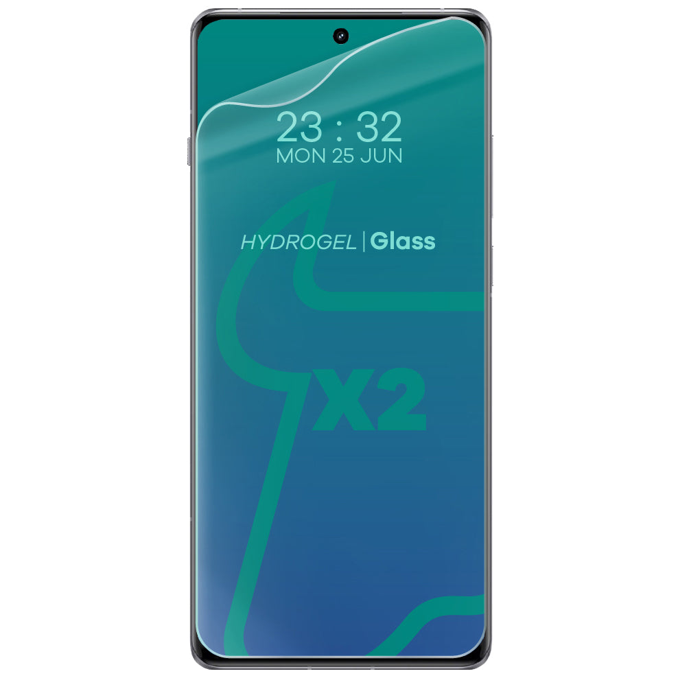 Hydrogel Folie für den Bildschirm für OnePlus 12, Bizon Film Hydrogel Front Duo, 2 Stück