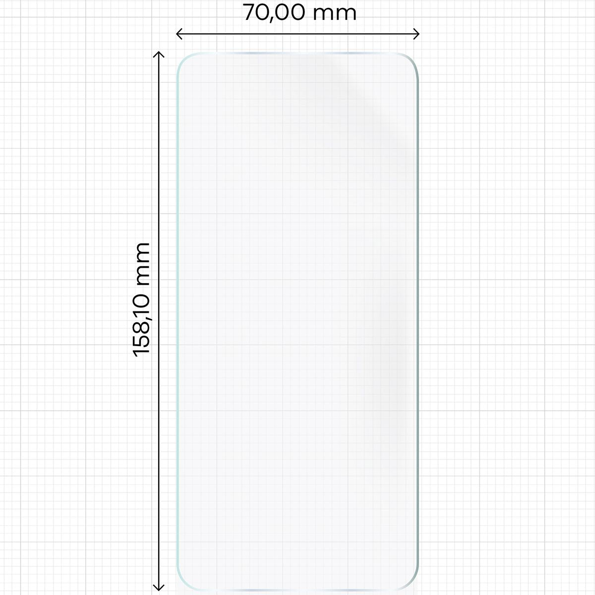 Hydrogel Folie für den Bildschirm für Realme 12 5G/12x 5G, Bizon Film Hydrogel Front Duo, 2 Stück