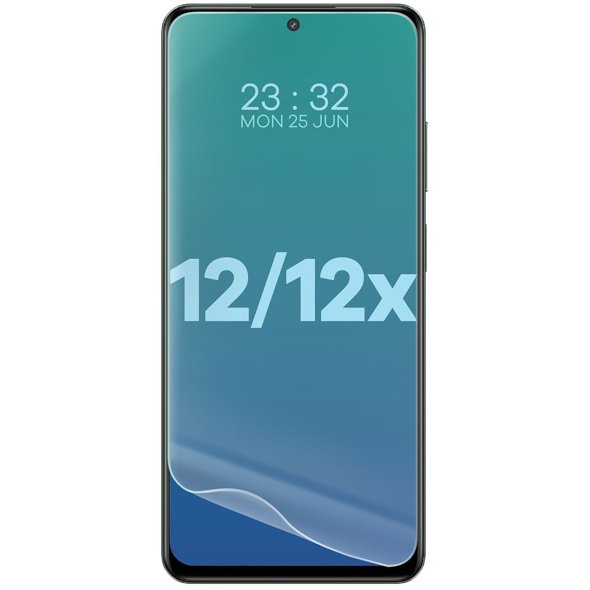 Hydrogel Folie für den Bildschirm für Realme 12 5G/12x 5G, Bizon Film Hydrogel Front Duo, 2 Stück