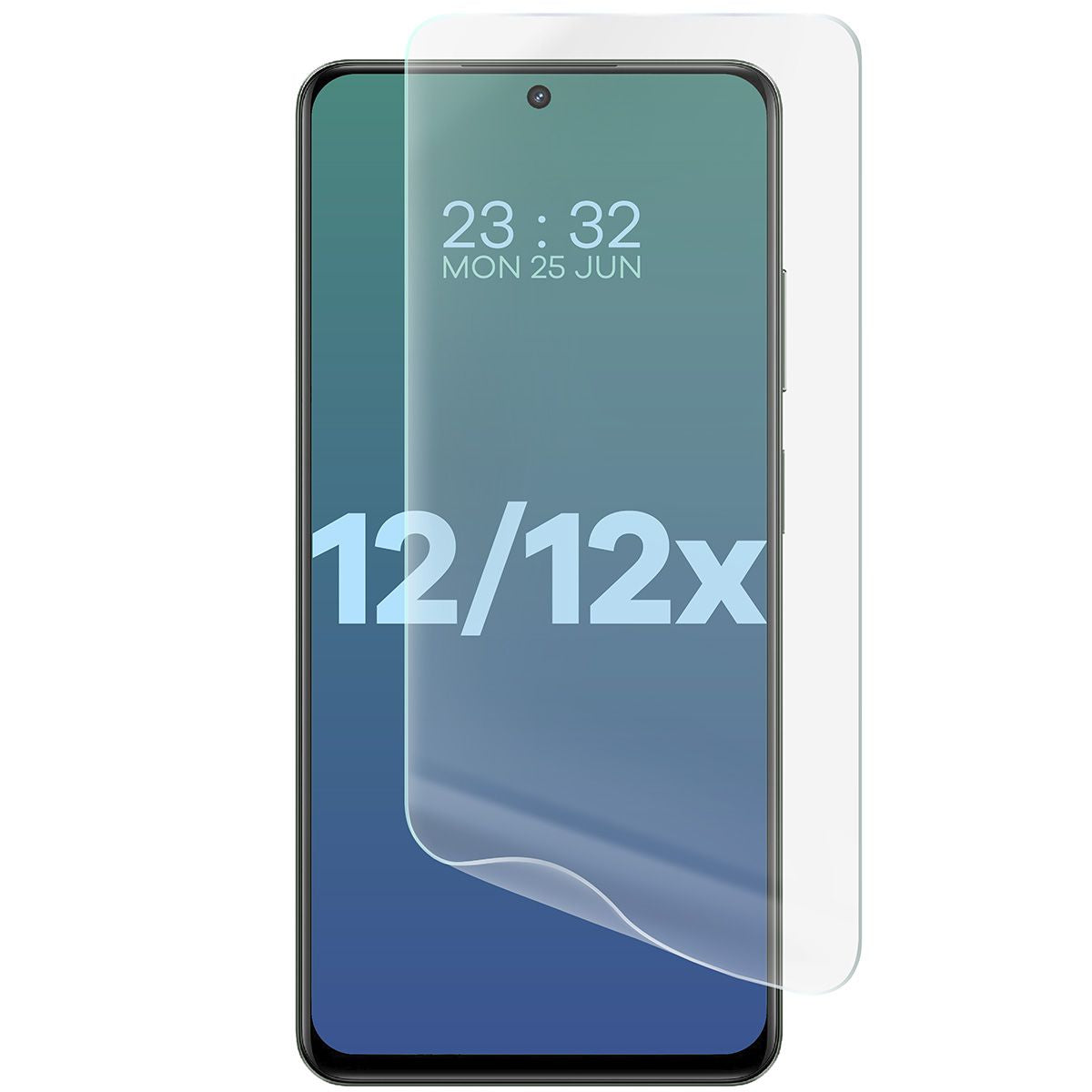 Hydrogel Folie für den Bildschirm für Realme 12 5G/12x 5G, Bizon Film Hydrogel Front Duo, 2 Stück