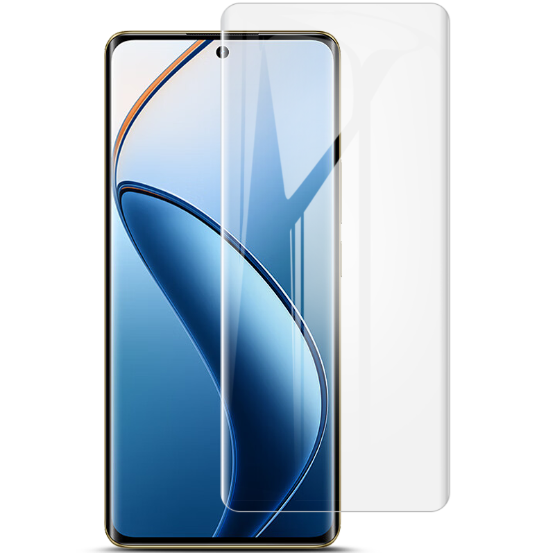 Hydrogel Folie für den Bildschirm für Realme 12 4G, Bizon Film Hydrogel Front, 2 Stück