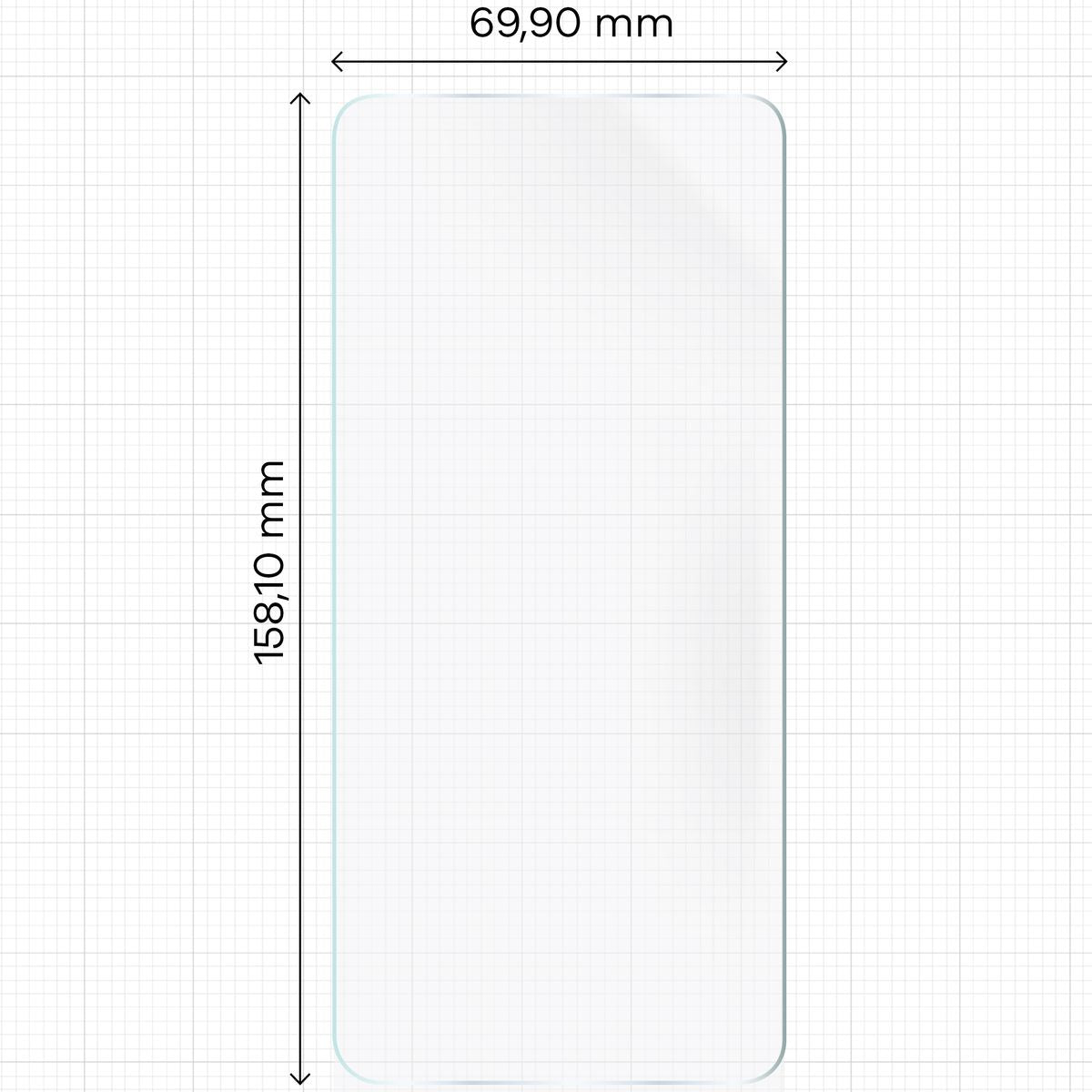 Hydrogel Folie für den Bildschirm für Realme C67 4G, Bizon Film Hydrogel Front Duo, 2 Stück