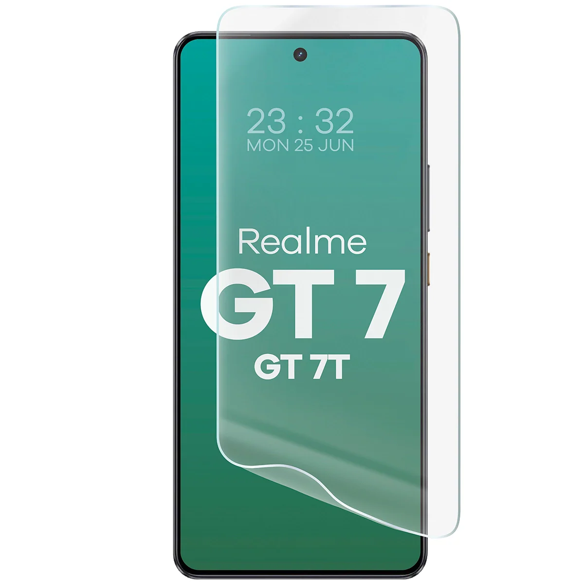 Hydrogel Folie für den Bildschirm für Realme GT 7 / 7T, Bizon Film Hydrogel Front Duo, 2 Stück