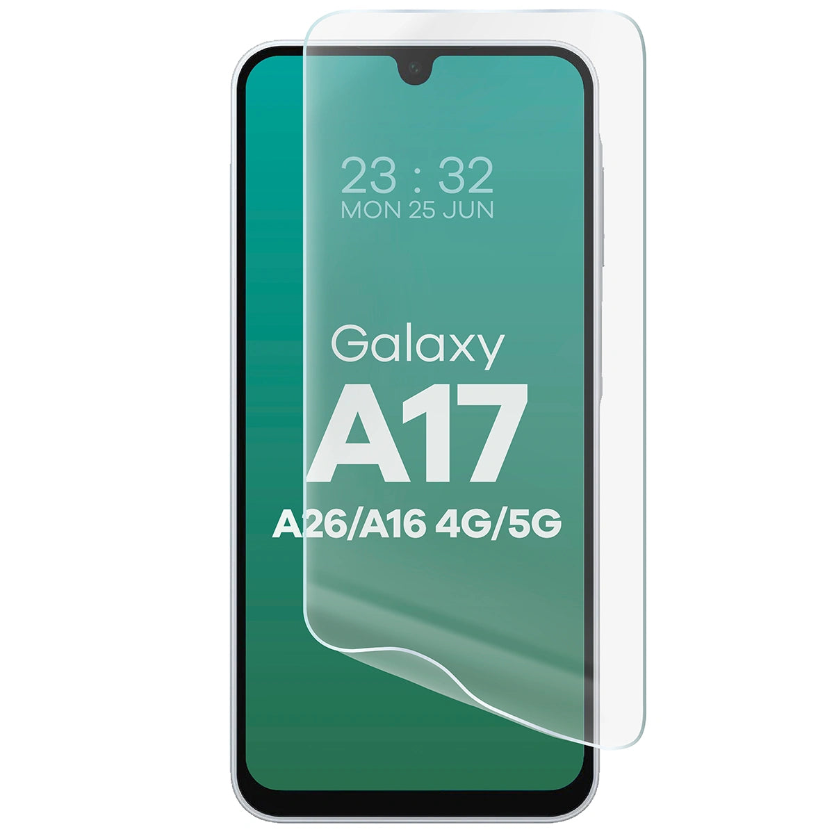 Hydrogel Folie für den Bildschirm für Galaxy A16 / A17 5G / A26 5G, Bizon Film Hydrogel Front Duo, 2 Stück
