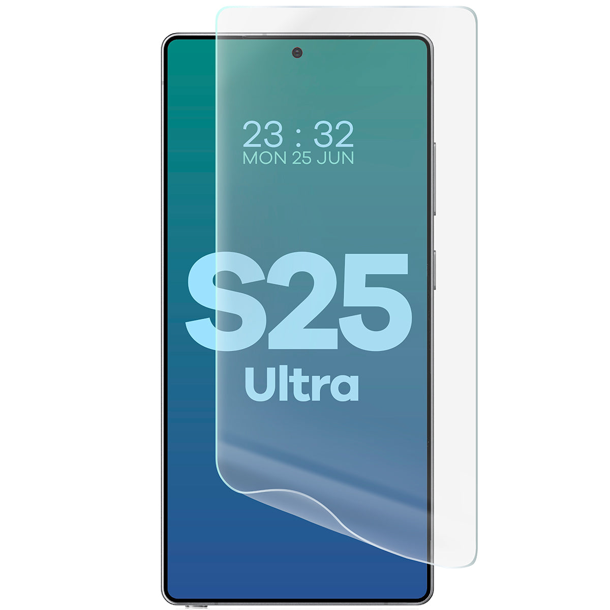 Hydrogel Folie für den Bildschirm für Galaxy S25 Ultra, Bizon Film Hydrogel Front Duo, 2 Stück