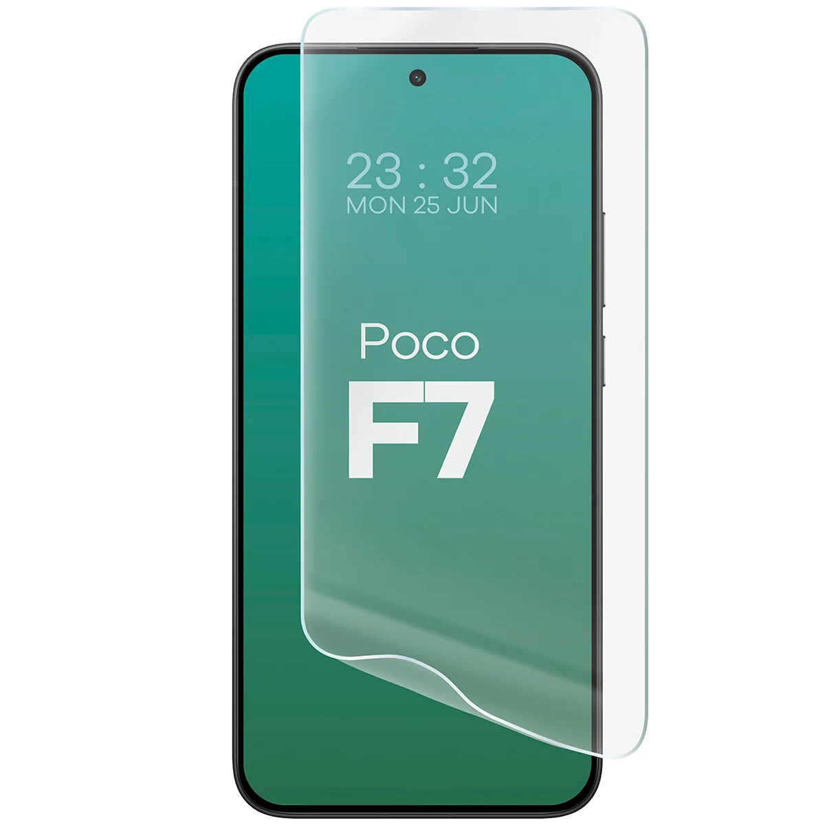 Hydrogel Folie für den Bildschirm für Xiaomi POCO F7, Bizon Film Hydrogel Front Duo, 2 Stück