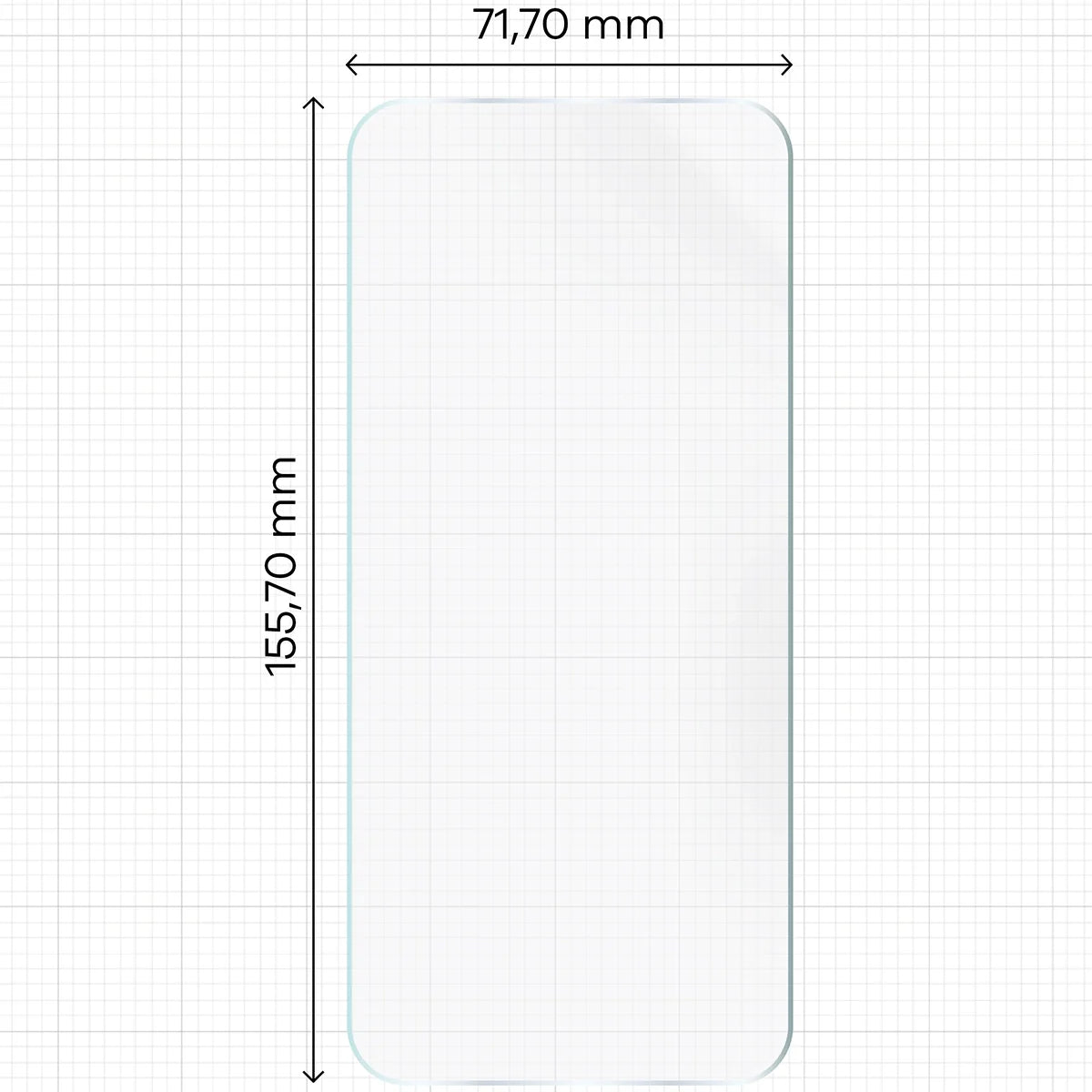 Hydrogel Folie für den Bildschirm für Realme GT 8 / 8 Pro, Bizon Film Hydrogel Front, 1 Stück