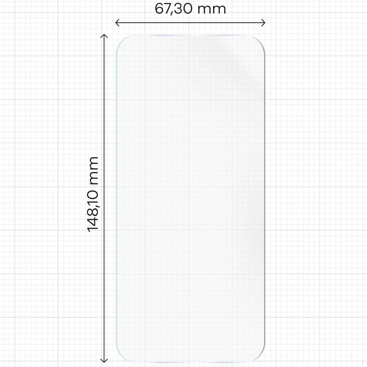 Hydrogel Folie für den Bildschirm für Xiaomi 17, Bizon Film Hydrogel Front, 1 Stück
