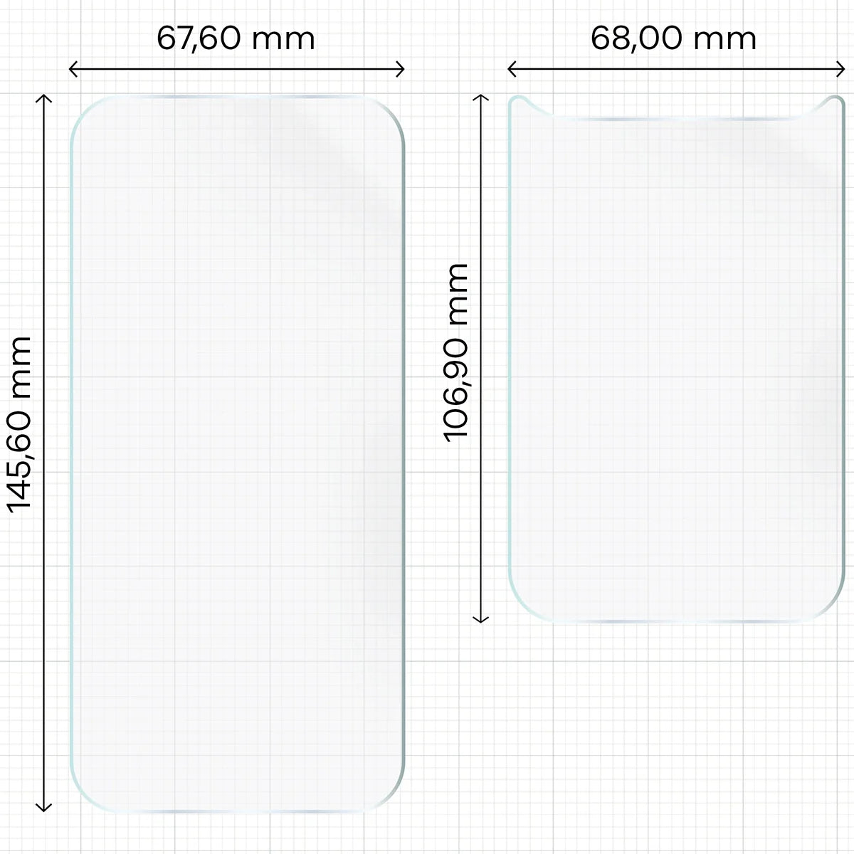 Hydrogel Folie für Display und Rückseite Bizon Film Hydrogel Pack für iPhone 17 Pro, 2 Stück