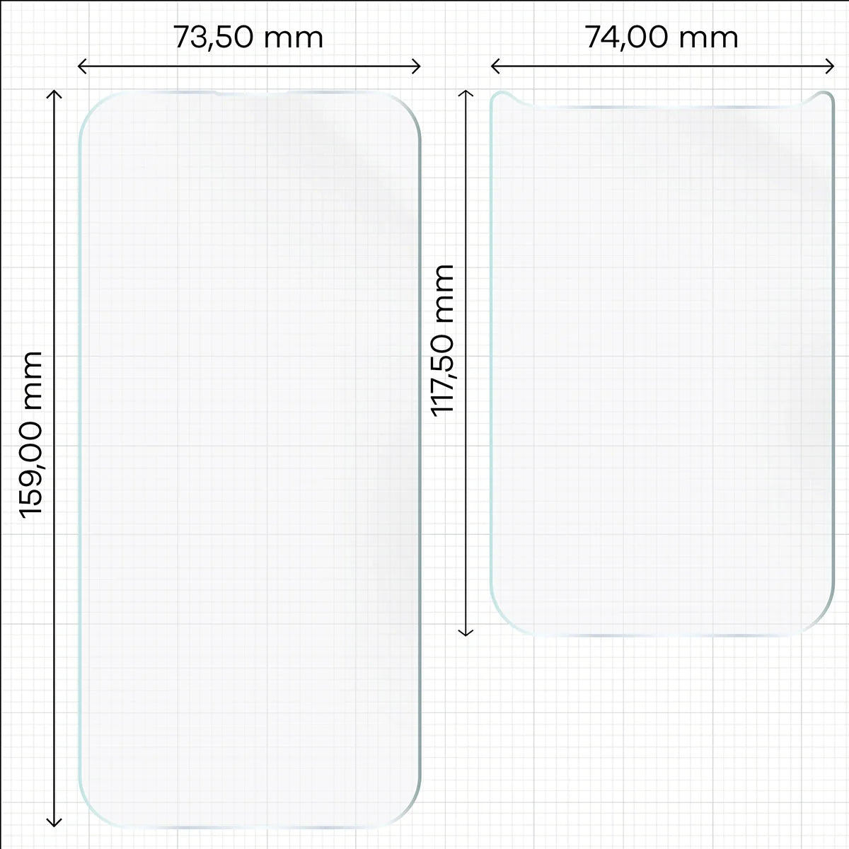 Hydrogel Folie für Display und Rückseite Bizon Film Hydrogel Pack für iPhone 17 Pro Max, 2 Stück