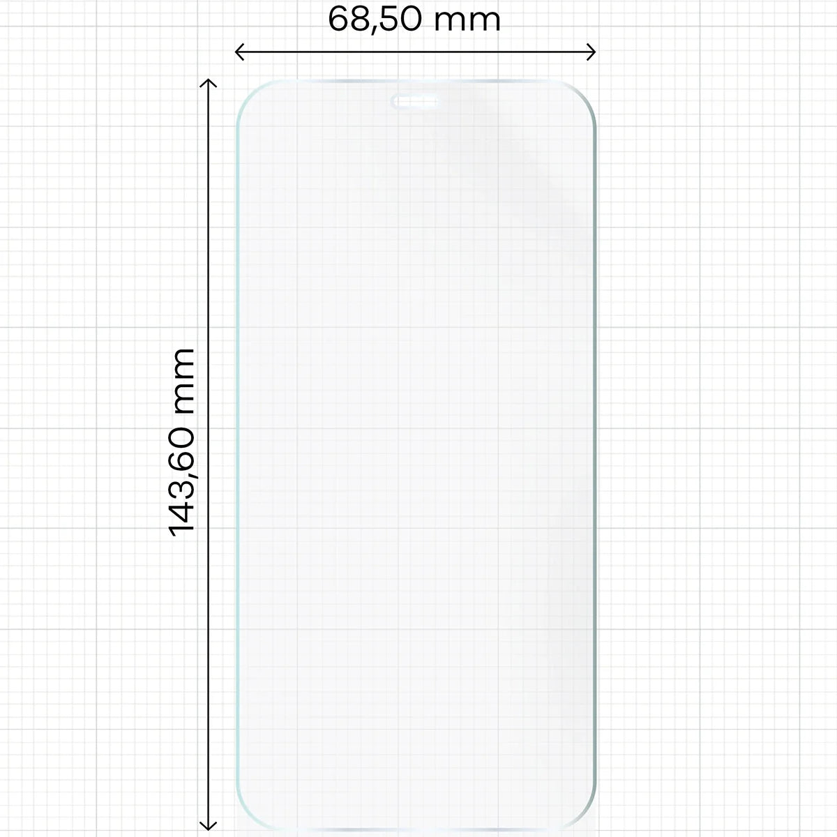Hydrogel Folie für den Bildschirm für iPhone 11 / Xr, Bizon Glass Hydrogel Front, 1 Stück