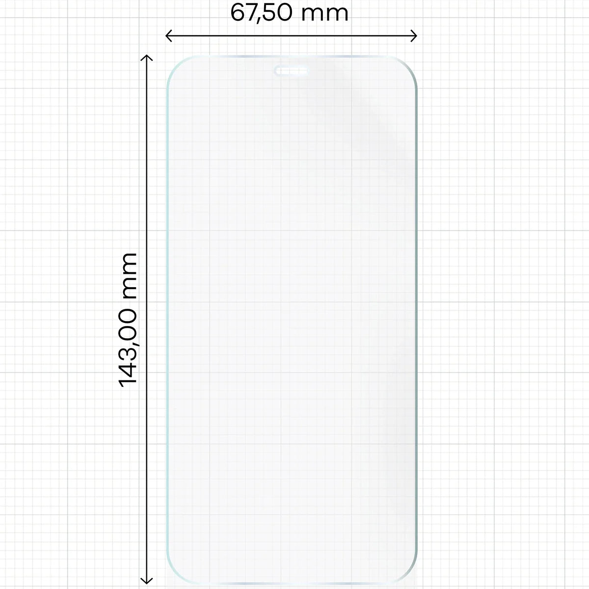 Hydrogel Folie für den Bildschirm für iPhone 12 / 12 Pro, Bizon Film Hydrogel Front, 1 Stück