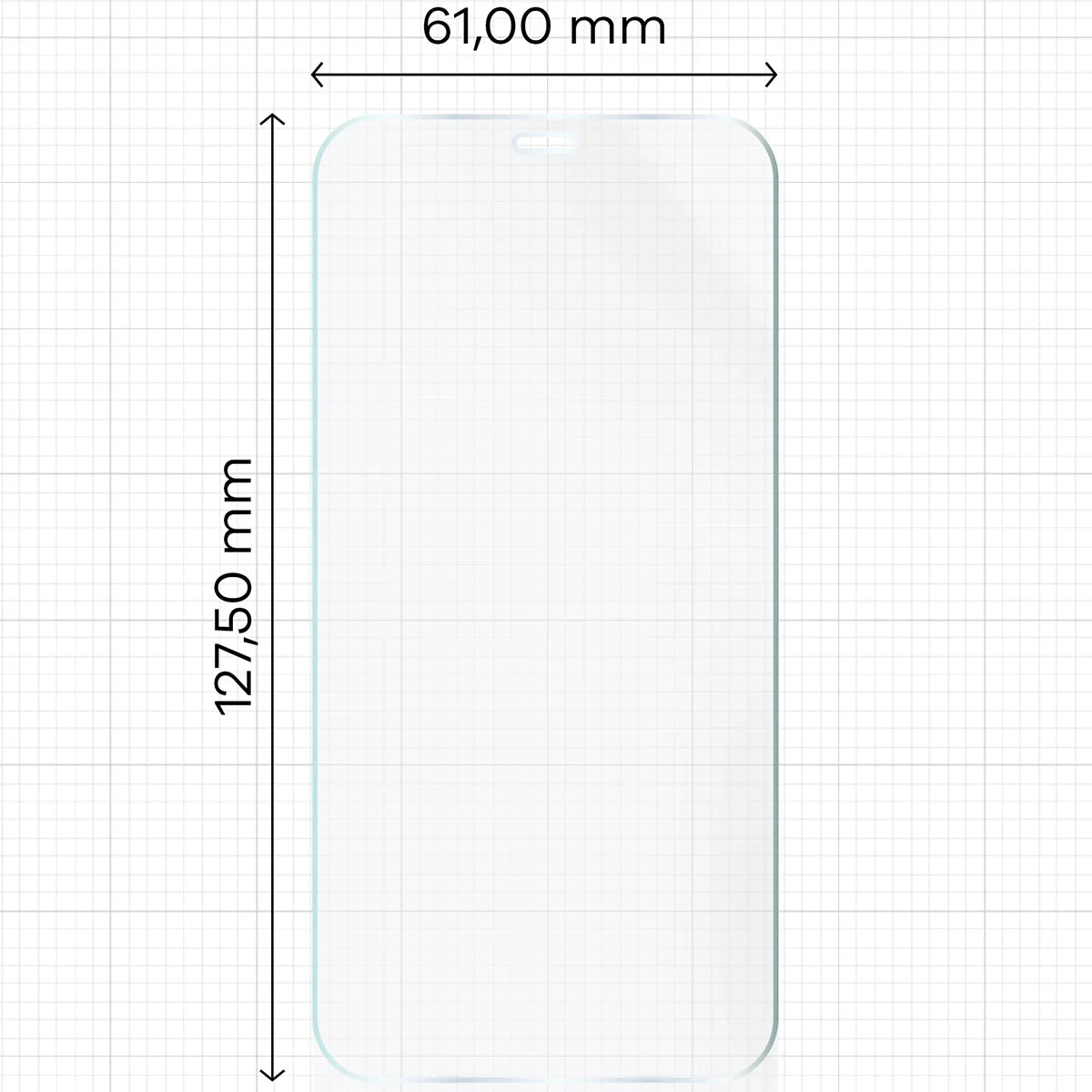Hydrogel Folie für den Bildschirm für iPhone 12 Mini, Bizon Film Hydrogel Front, 1 Stück