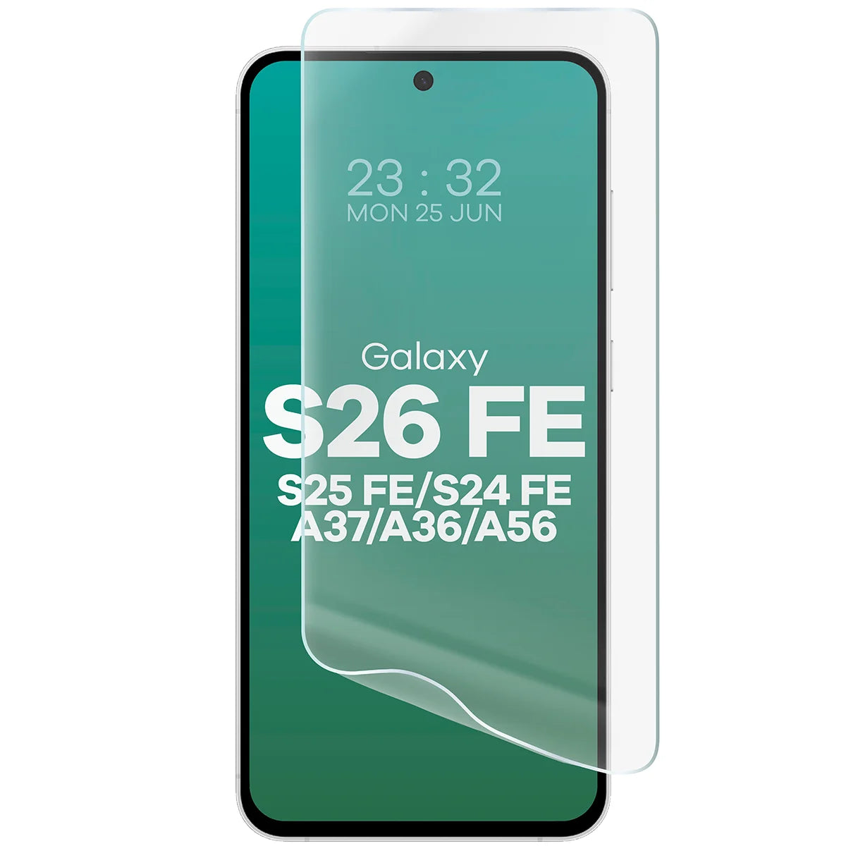 Hydrogel Folie für den Bildschirm für Galaxy S26 FE / S25 FE / S24 FE / A37 5G / A36 5G / A56 5G, Bizon Film Hydrogel Front, 1 Stück
