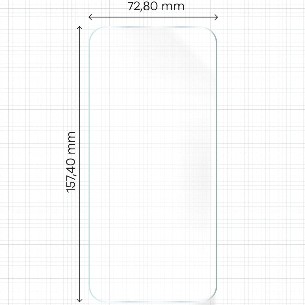 Hydrogel Folie für den Bildschirm Bizon Film Hydrogel Front Duo für Honor 90, 2 Stück