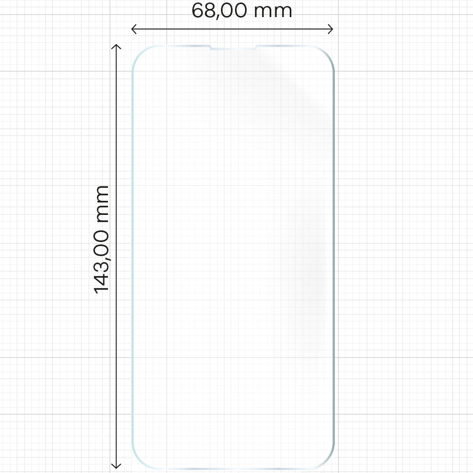 Hydrogel Folie für den Bildschirm Bizon Film Hydrogel Front Duo für iPhone 13 /13 Pro, 2 Stück