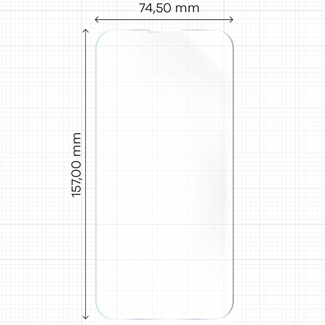Hydrogel Folie für den Bildschirm Bizon Film Hydrogel Front Duo für iPhone 13 Pro Max, 2 Stück