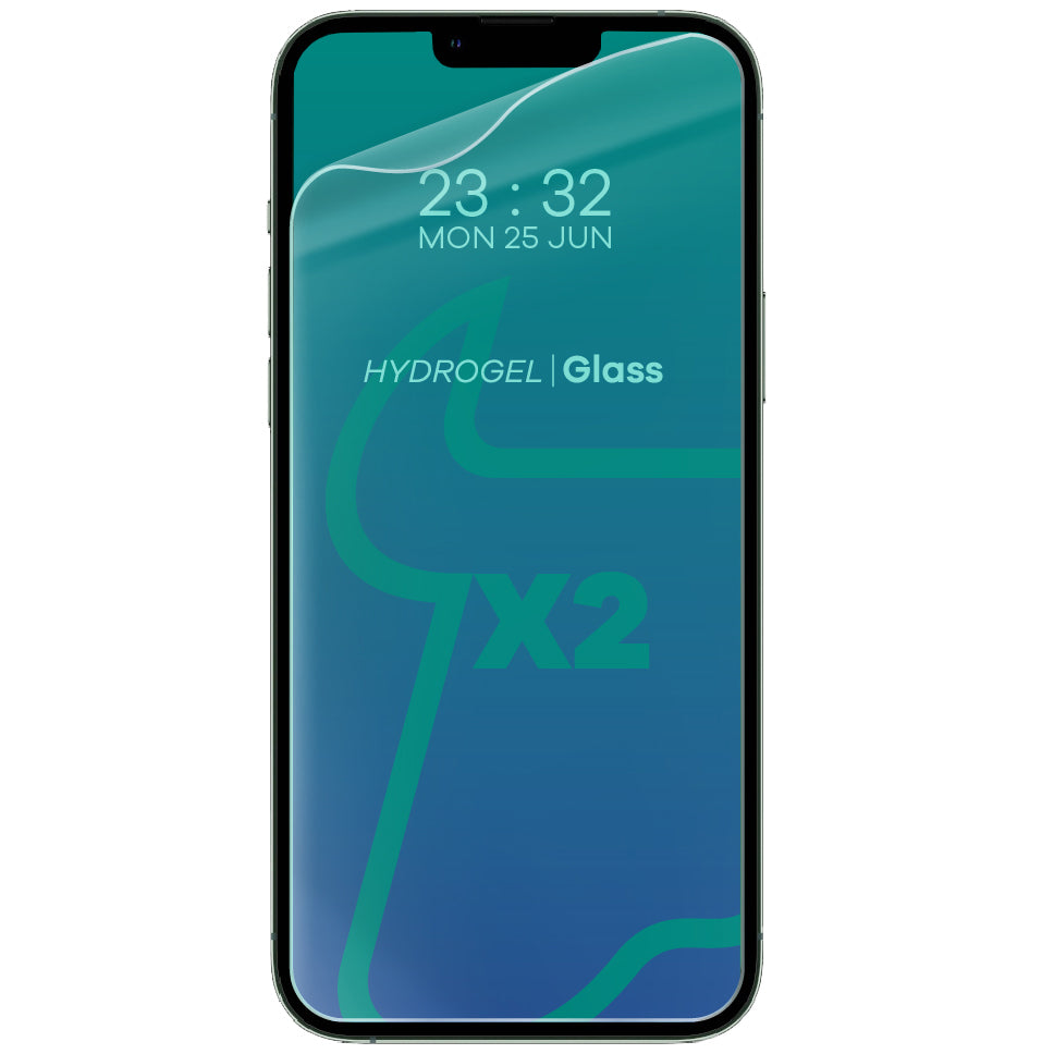 Hydrogel Folie für den Bildschirm Bizon Film Hydrogel Front Duo für iPhone 13 Pro Max, 2 Stück