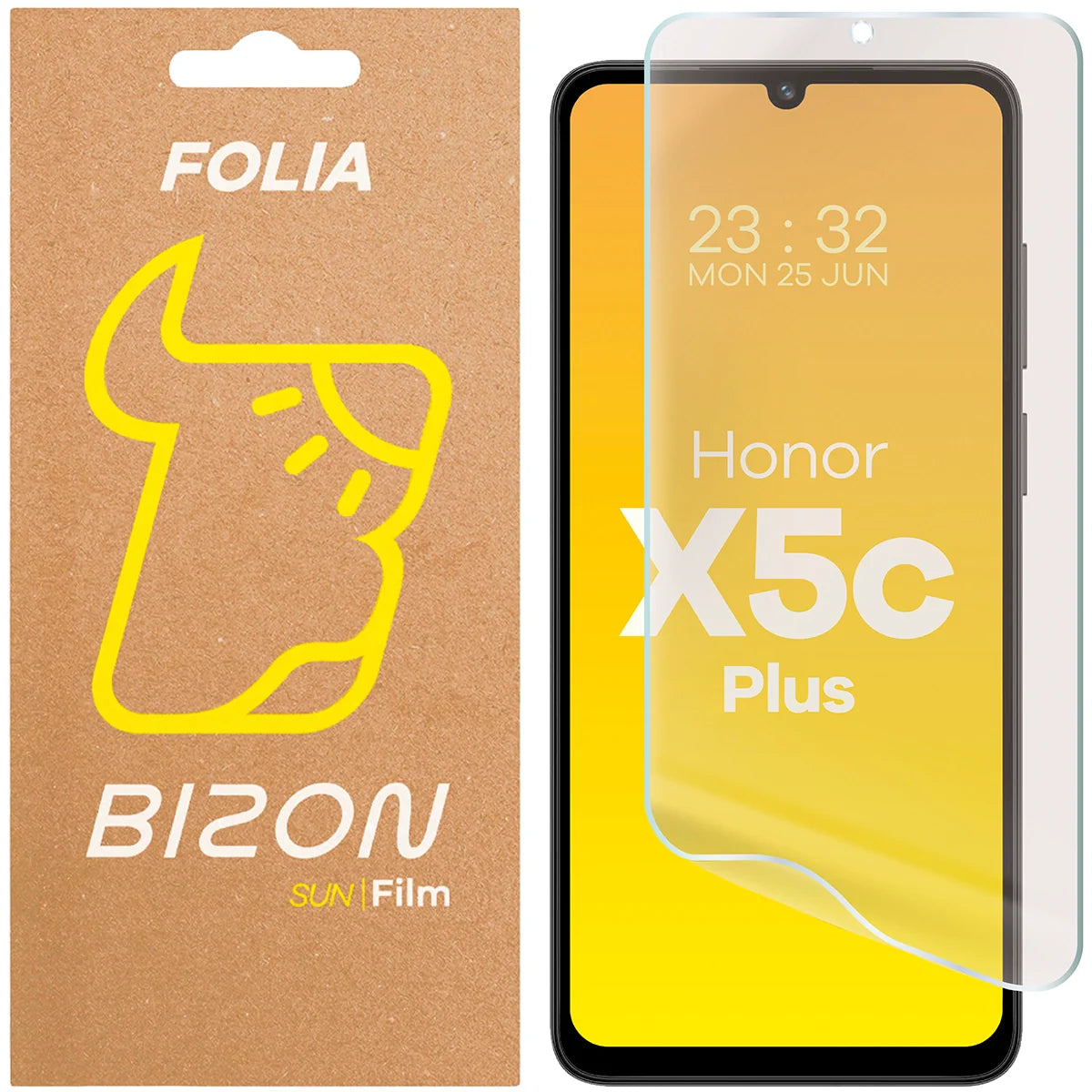 Matte Folie für Honor X5c Plus, Bizon Film Sun, 1 Stück