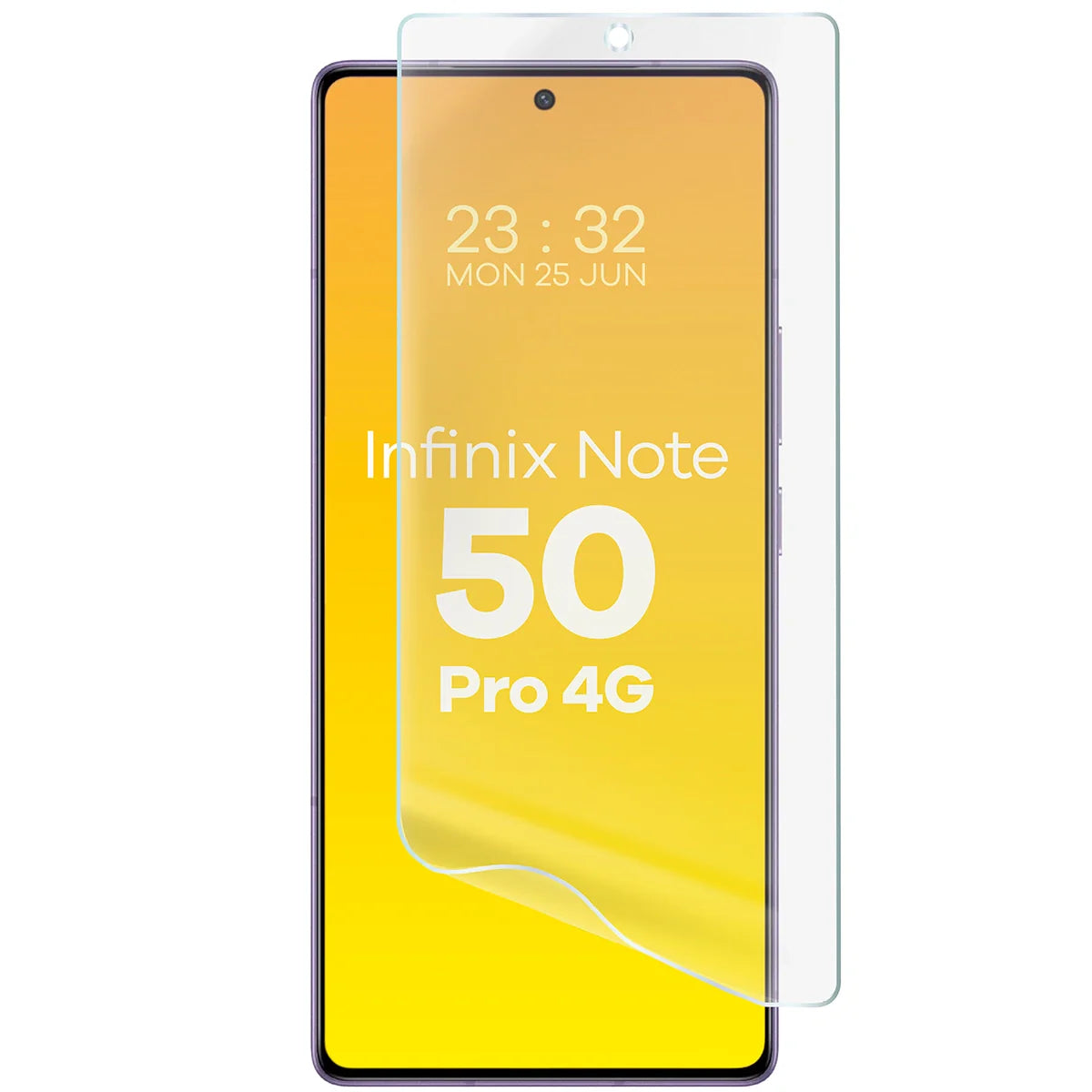 Matte Folie für Infinix Note 50 Pro 4G, Bizon Film Sun, 1 Stück