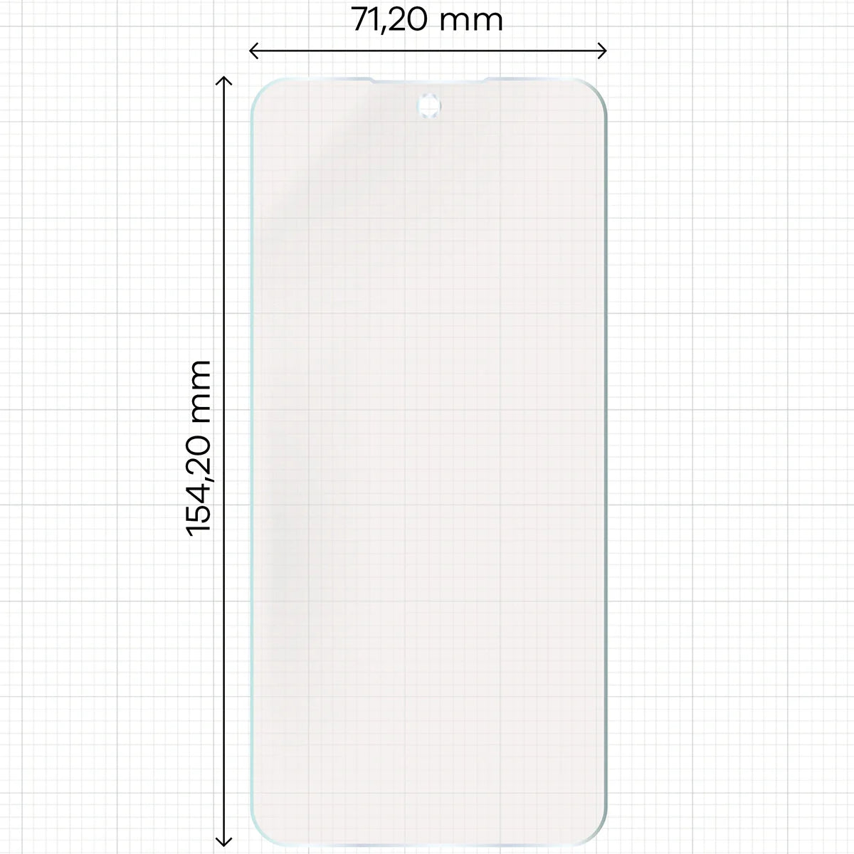 Matte Folie für Oppo A6 Pro 5G, Bizon Film Sun, 1 Stück