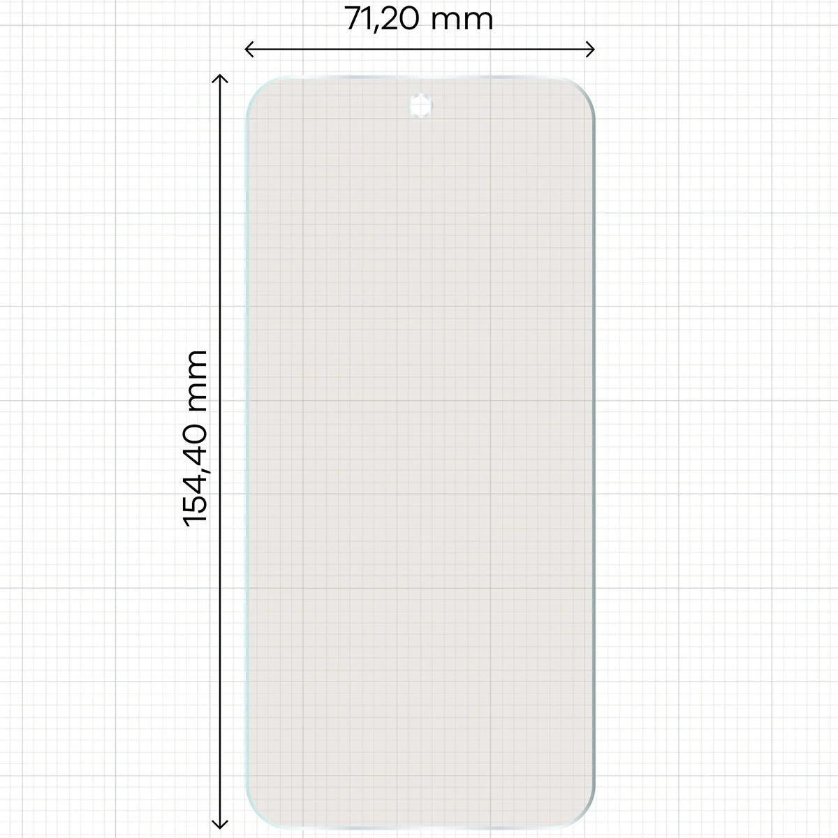Matte Folie für Oppo Reno 15, Bizon Film Sun, 1 Stück