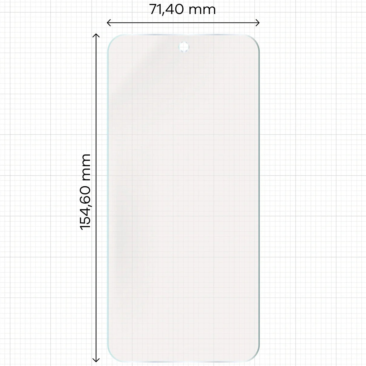 Matte Folie für Oppo Reno 15 F, Bizon Film Sun, 1 Stück