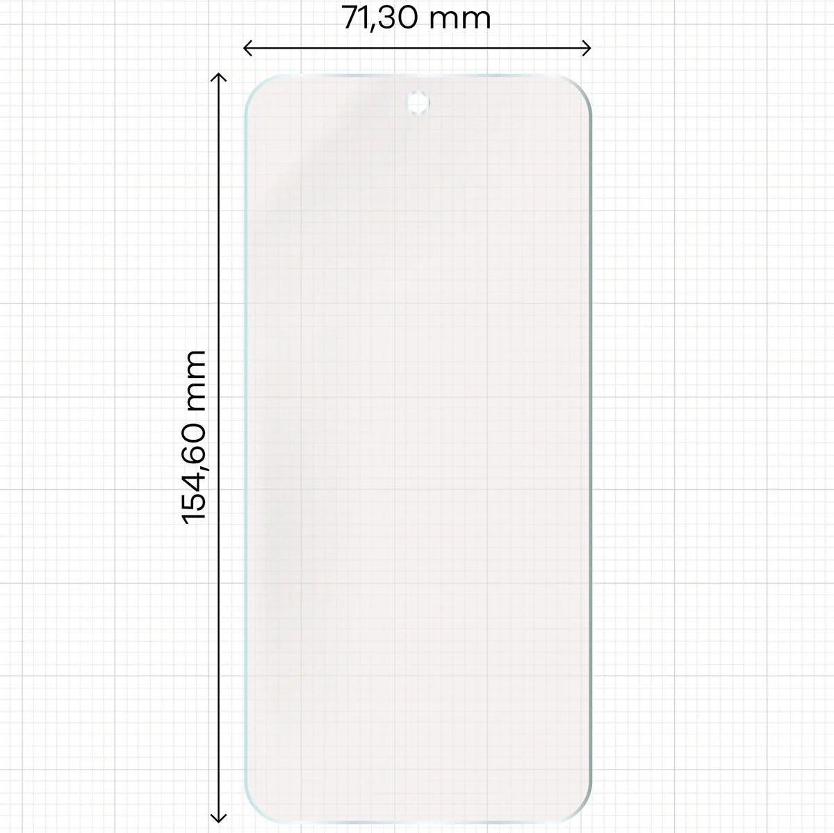 Matte Folie für Oppo Reno 15 FS, Bizon Film Sun, 1 Stück