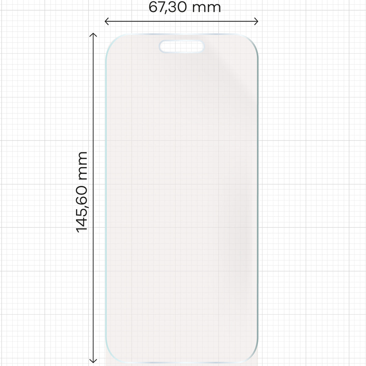 Matte Folie für iPhone 16 Pro, Bizon Film Sun Duo, 2 Stück