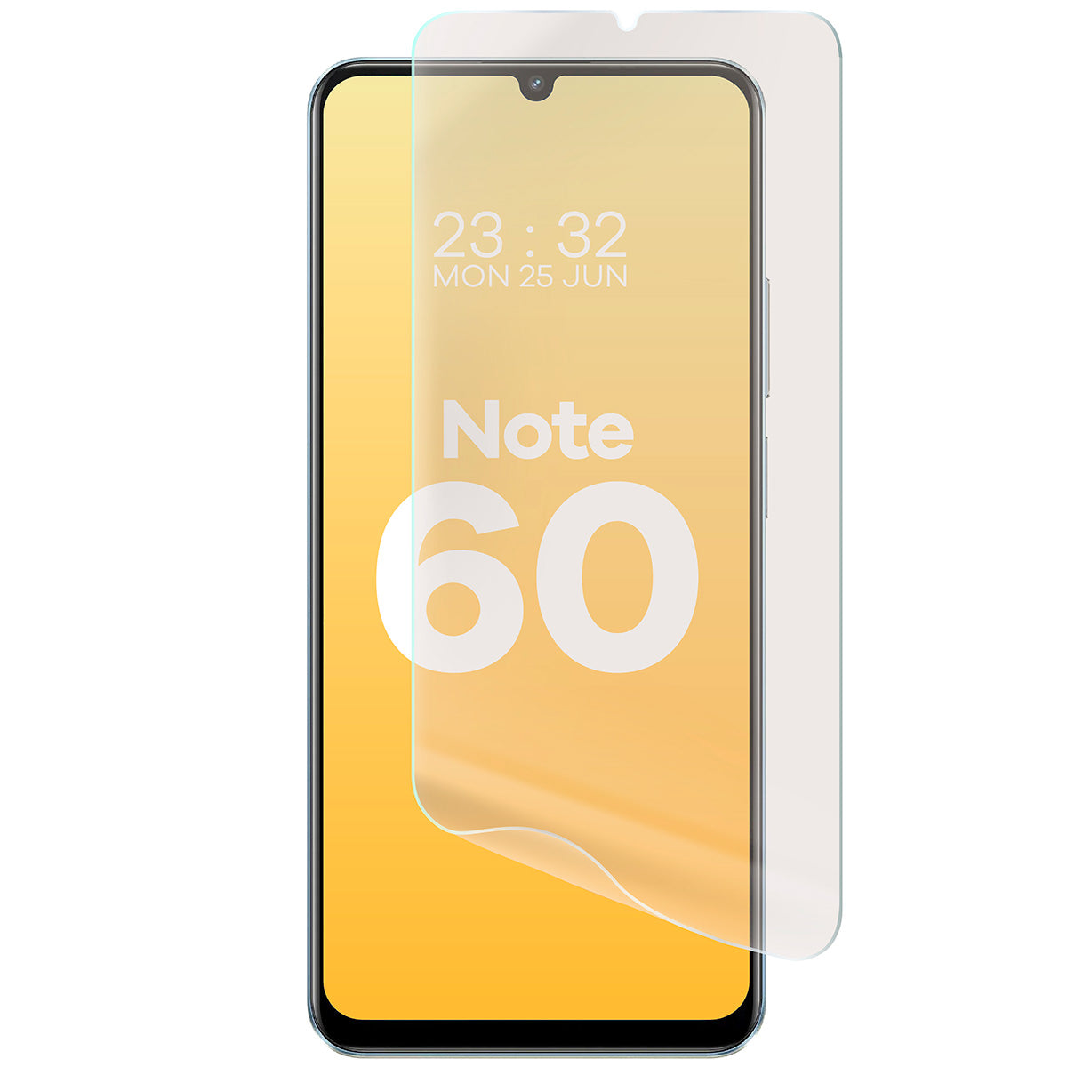 Matte Folie für Realme Note 60, Bizon Film Sun Duo, 2 Stück