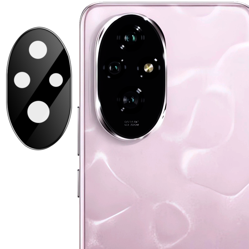 Gehärtetes Glas für die Kamera für Honor 200, Bizon Glass Silk Lens, 2 Stück