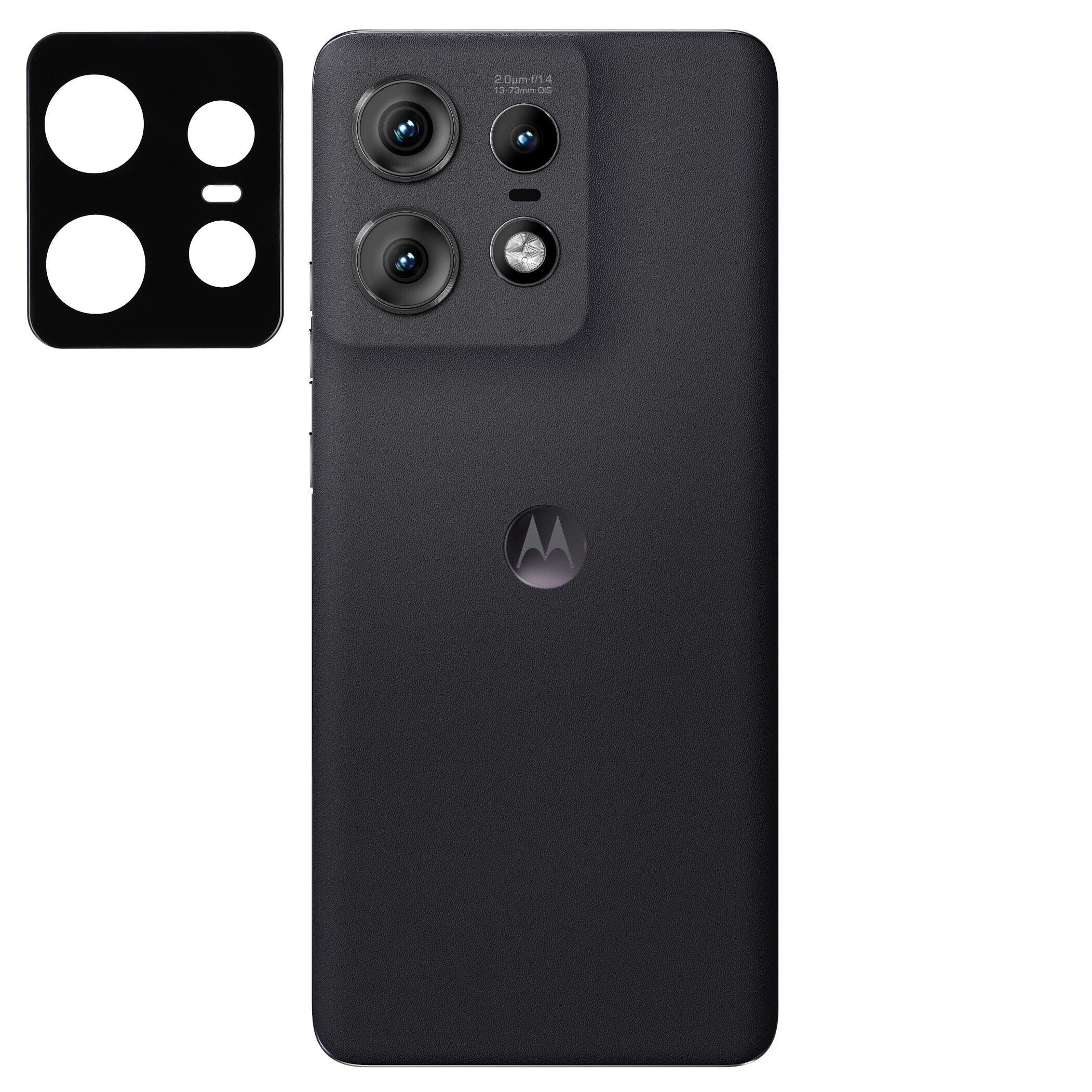 Gehärtetes Glas für die Kamera für Motorola Edge 50 Pro, Bizon Glass Silk Lens, 2 Stück