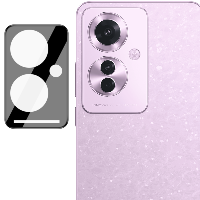 Gehärtetes Glas für die Kamera für Reno11 F 5G, Bizon Glass Silk Lens, 2 Stück