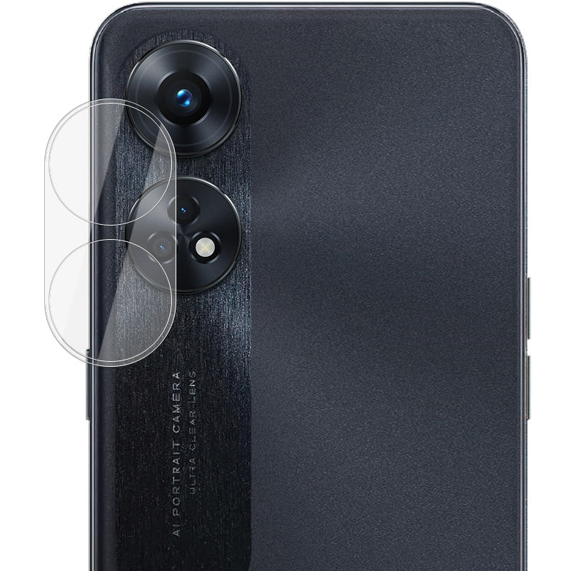 Gehärtetes Glas für die Kamera Bizon Glass Lens für Reno 8T 4G, 2 Stück