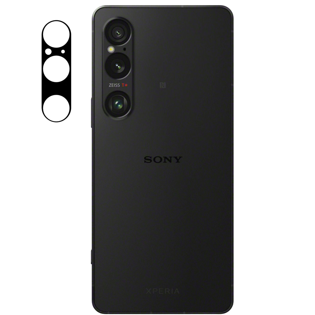 Gehärtetes Glas für die Kamera für Sony Xperia 1 VI, Bizon Glass Silk Lens, 2 Stück