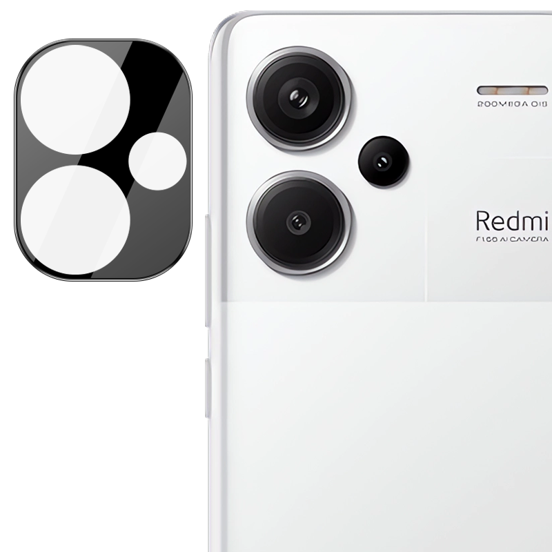 Gehärtetes Glas für die Kamera für Xiaomi Redmi Note 13 Pro Plus 5G, Bizon Glass Silk Lens, 2 Stück