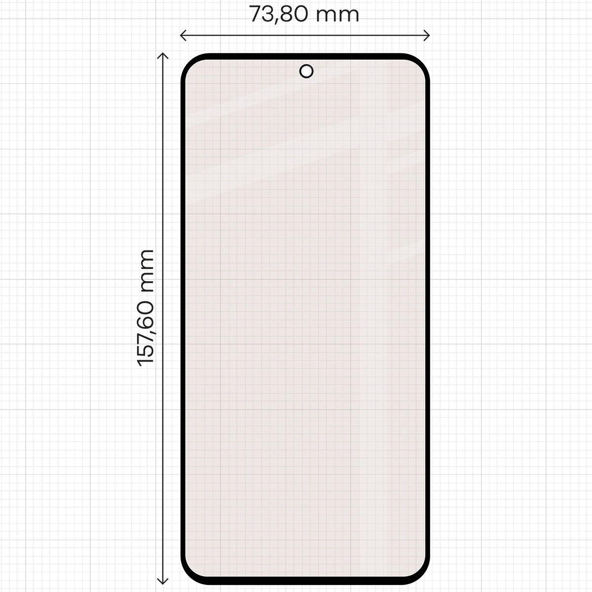 Mattes Hartglas für Galaxy A27 5G, Bizon Glass Matte Duo, Schwarzer Rahmen, 2 Stück