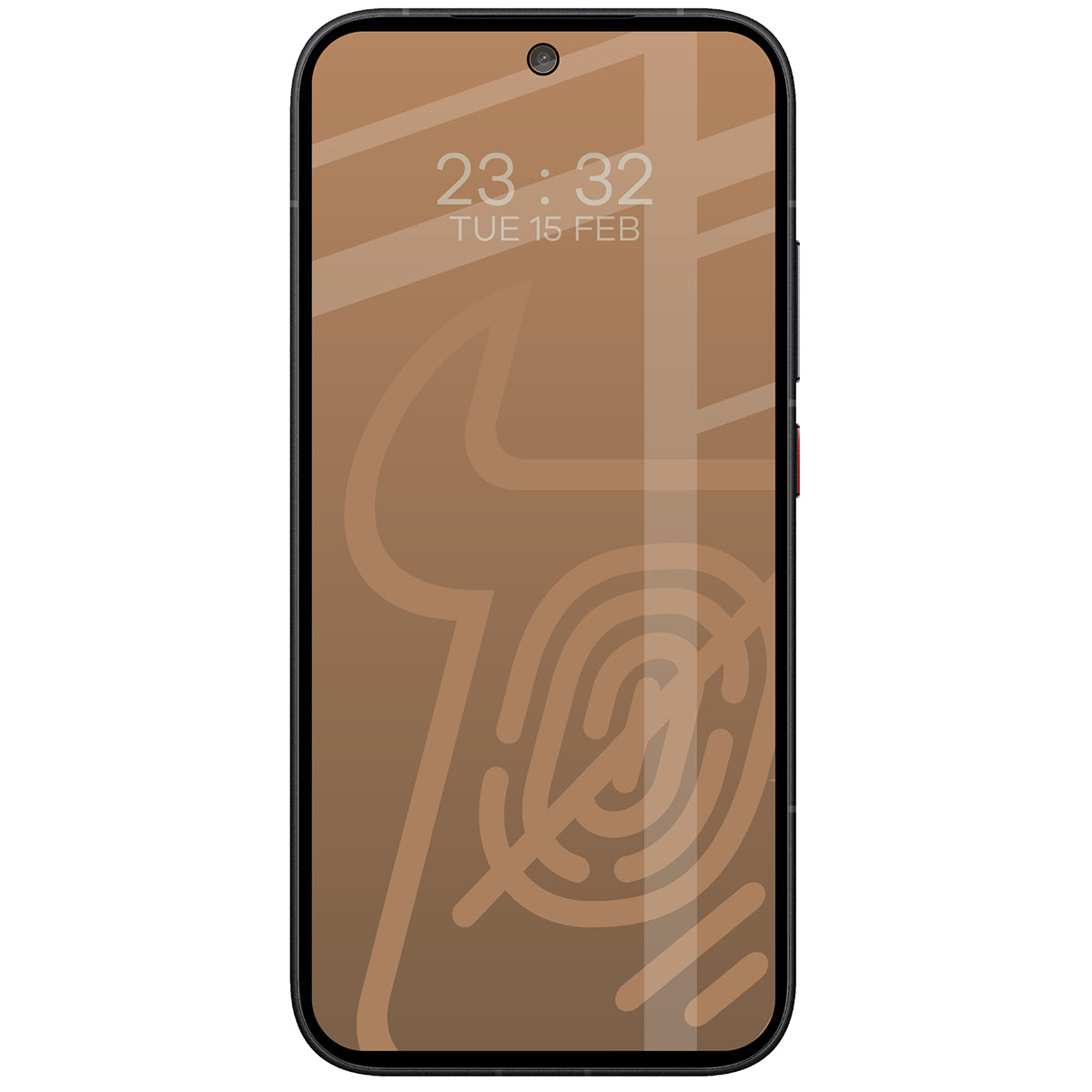 Mattes Hartglas für Xiaomi POCO X8 Pro, Bizon Glass Matte Duo, Schwarzer Rahmen, 2 Stück