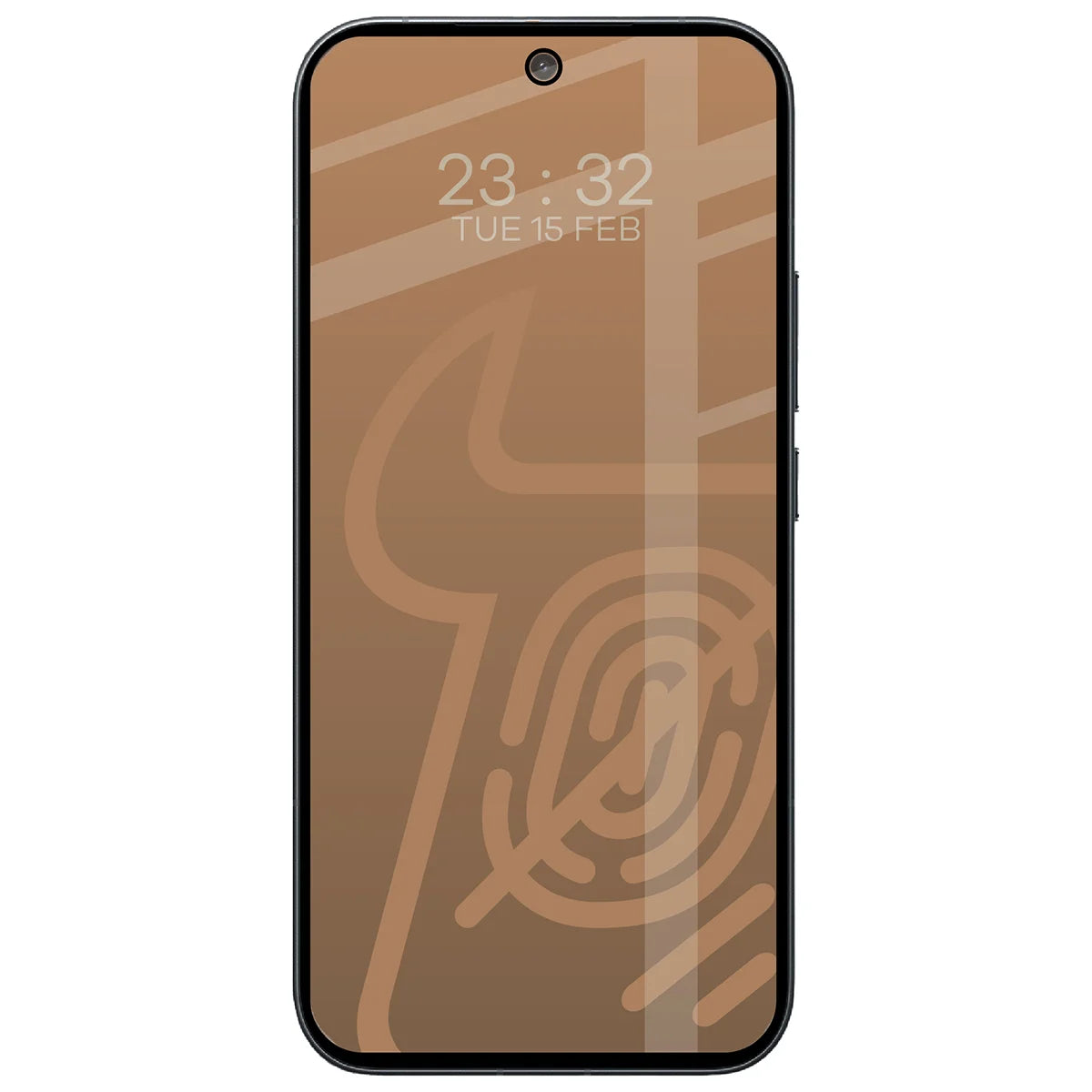Mattes Hartglas für Xiaomi POCO F9 Pro, Bizon Glass Matte Duo, Schwarzer Rahmen, 2 Stück (3/4)