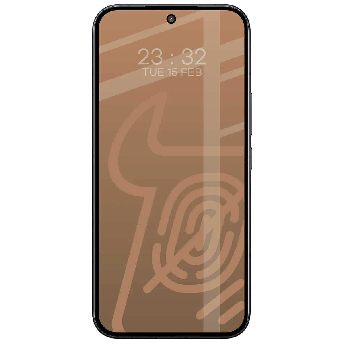 Mattes Hartglas für Xiaomi POCO F9 Ultra, Bizon Glass Matte Duo, Schwarzer Rahmen, 2 Stück (3/4)