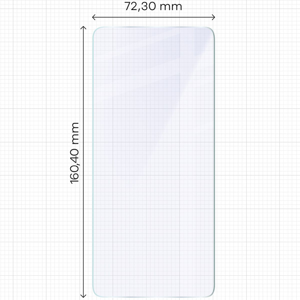 Flexibles Hybridglas für Nothing Phone (3a) Pro, Bizon Hybrid Mule