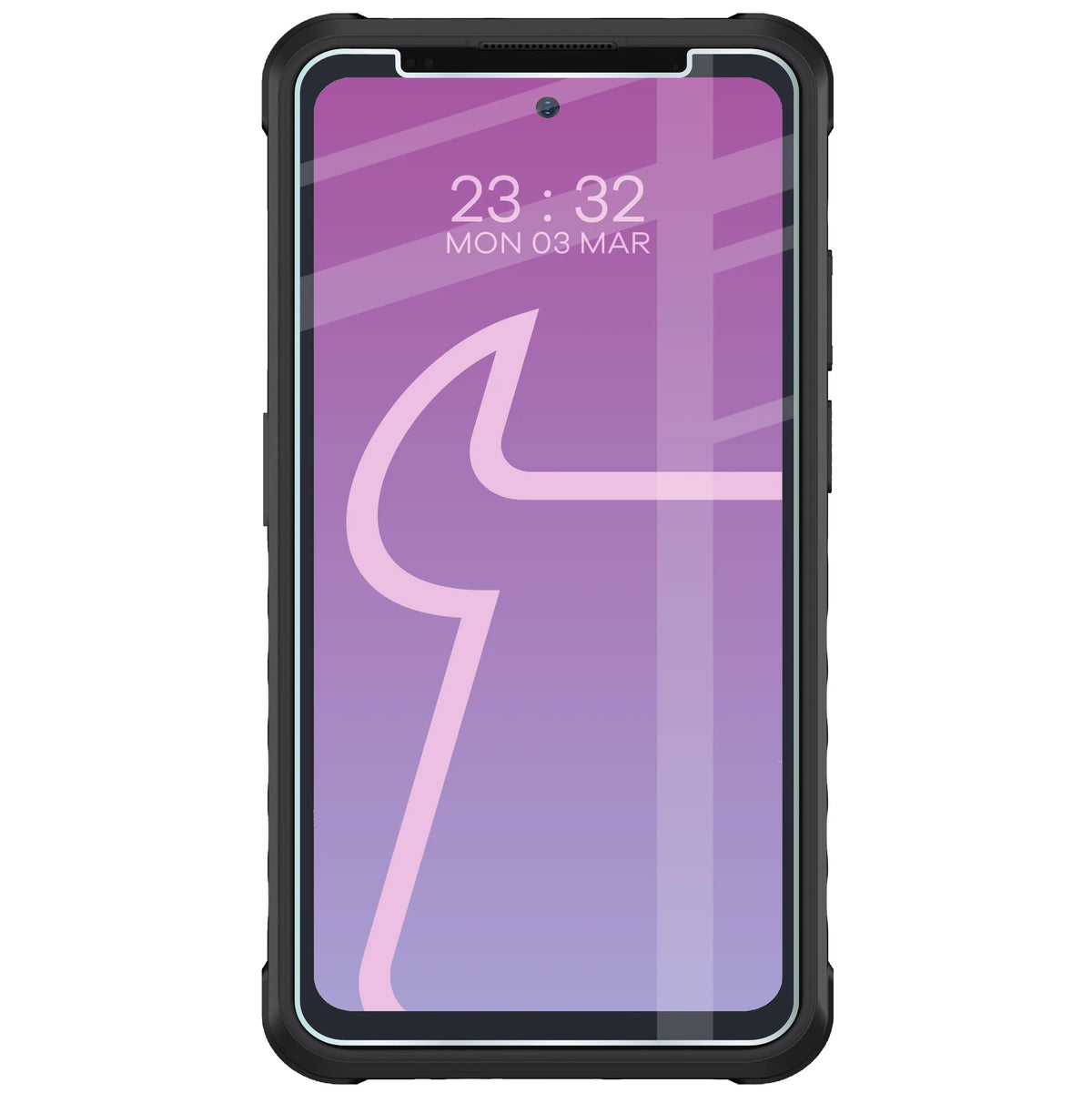 Flexibles Hybridglas für HAMMER Iron 6 5G / Iron 6, Bizon Hybrid Mule